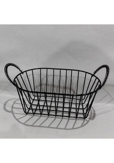 Suntek Ofis Yiyecek İçecekleri Aperatifler İçin Ekmek Sepeti Siyah