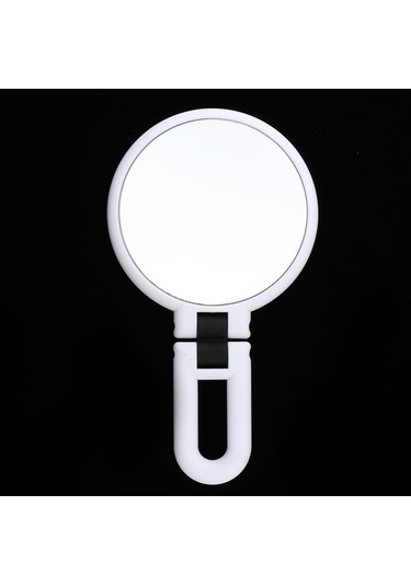 Suntek Yuvarlak El Çift Yan Makyaj Aynası Büyüteç Ayna W /