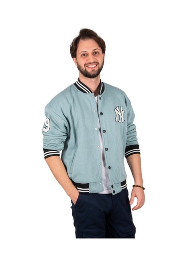 Deepsea Erkek Açık Yeşil Çıtçıtlı Kolej Mont 2304760 Açık Yeşil