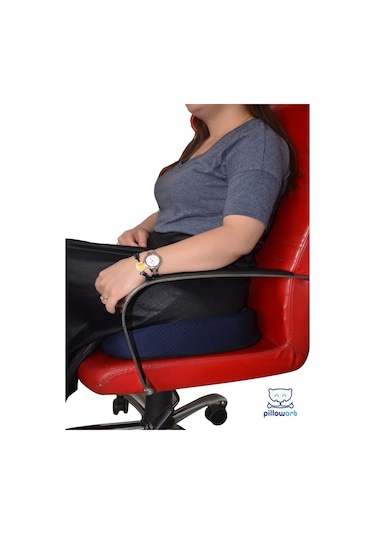 Pillowart Ortopedik Oturma Simidi Koltuk Minderi Visko Basur Kuyr