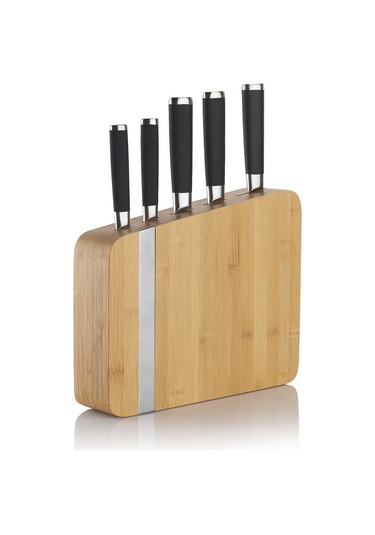 Schafer Solıde 6 Parça Kahverengi Bıçak Seti