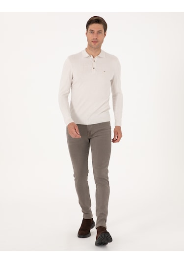 Pierre Cardin Erkek Taş Kazak /triko 50314189-vr049 Taş
