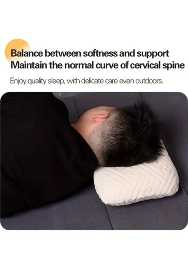 Trendooze West Lake Blue Seyahat Yastığı, Yavaş Geri Tepme Boyun Desteği, Yıkama İçin Batı Gölü Mavisi