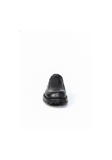 Siyah Erkek Hakiki Deri Ayakkabı 648.201 Siyah