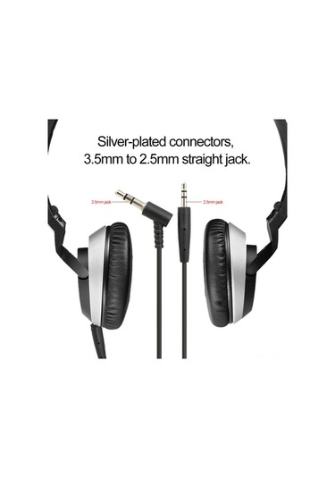 Sandwich Bose Oe2 Kulaklık Ses Kablosu, 3.5-2.5mm, Tpe Siyah 150cm Uzun, Dayanıklı Dürtme-özgür