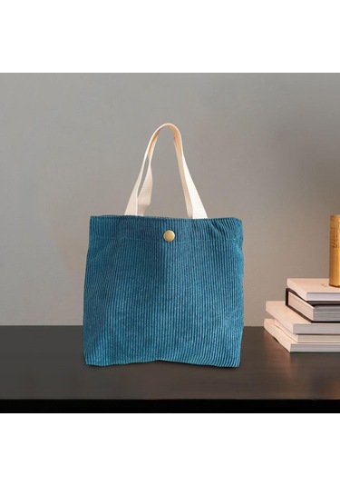 Suntek Kadife Omuz Çantası Moda Seyahat Ofis Açık Hava İçin Koyu Mavi