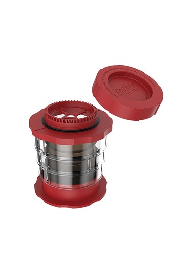 Cafflano Kompact Manuel Kahve Demleyici Kırmızı