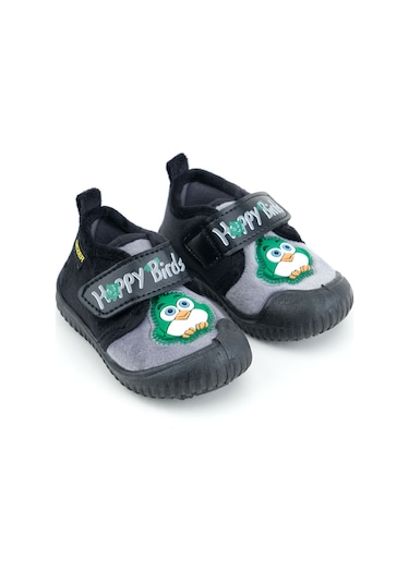 Gezer Kışlık Cırtlı Ayarlanabilir Rahat Taban Happy Birds Bebe Erkek Panduf Ayakkabı Ga2kbm.03363.00.3e7.0c