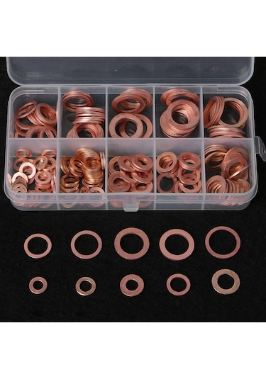 Suntek 200 Bakır Pul Conta Çeşitleri Düz Halkalar