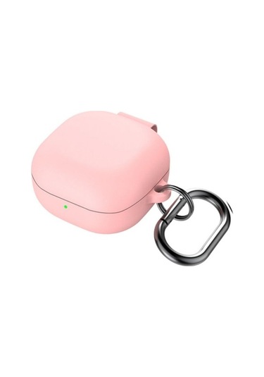 Novahub Darbeye Dayanıklı Kılıf Kapağı Silikon Kabuk Yeni Koruyucu Samsung Galaxy Uyumlu Buds Live/2/pro/2 Pro/fe İçin Pembe Pembe