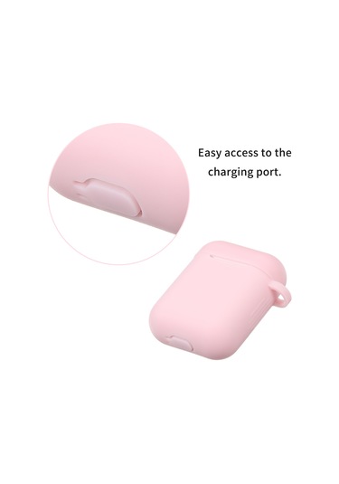 Youmex İ-12 Kablosuz Kulaklık Kılıfı, Silikon Malzeme, Evrensel Uyumlu, Askı Takımı İle, Mavi Rengi Mavi