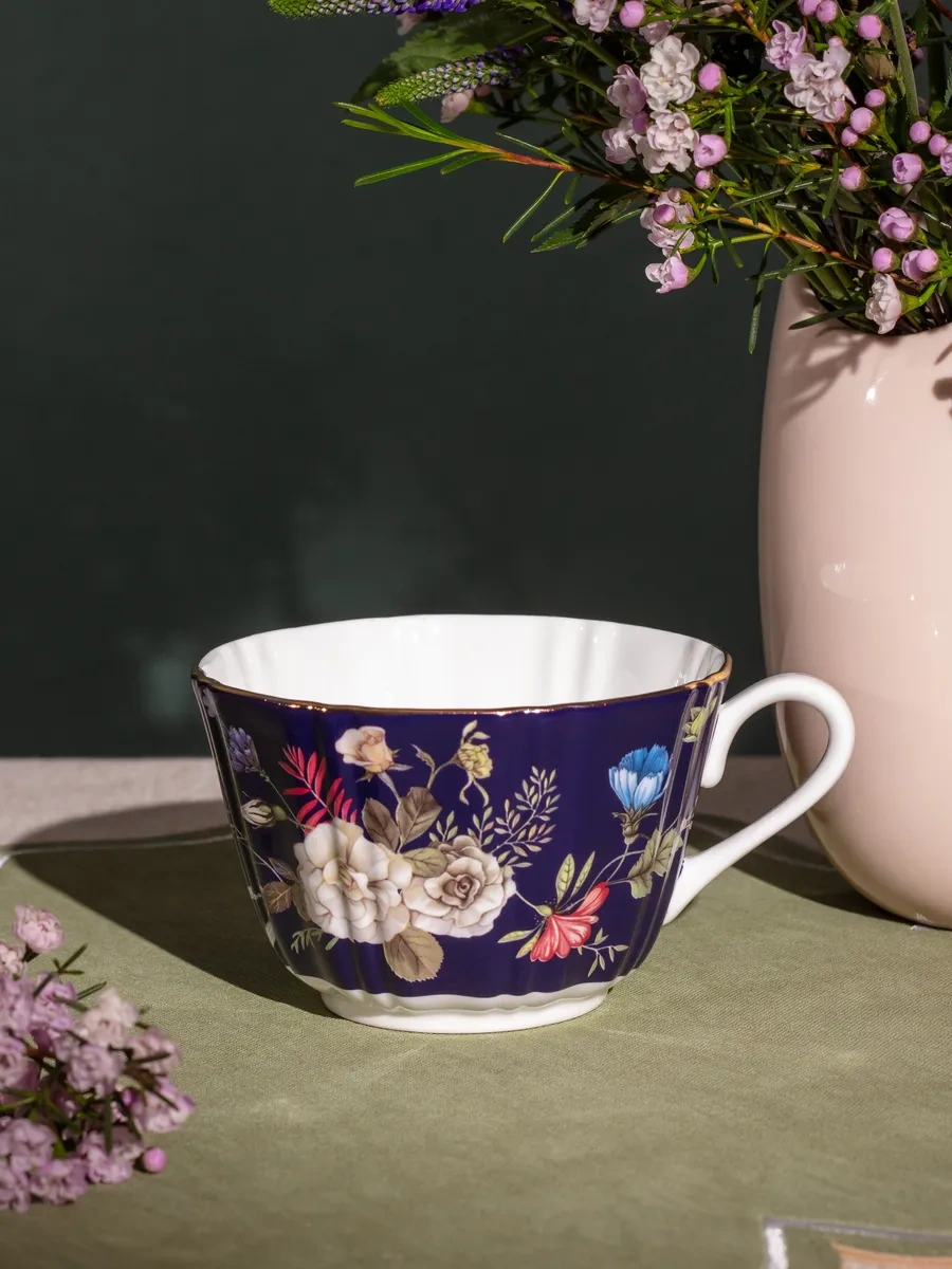 Lefard "belle Kobalt" Porselen 300 Ml Hediye Çay Takımı 349418247 Mavi