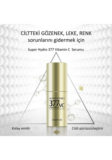 Jomtam Gözenek Sıkılaştırıcı Aydınlatıcı Super Hydro 377 Vitamin C Serum 30 ML