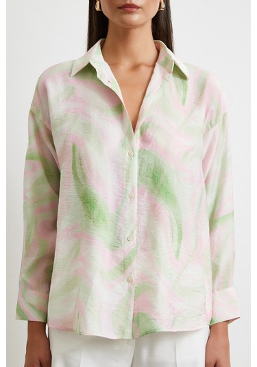 Deniz Esintisi Gömlek Pembe Pembe