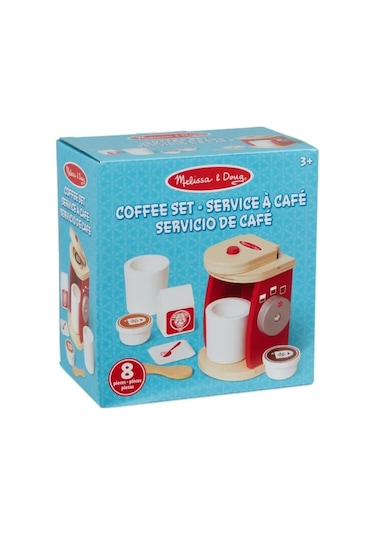 Melissa And Doug Ahşap Kahve Makinesi Ve Servis Seti