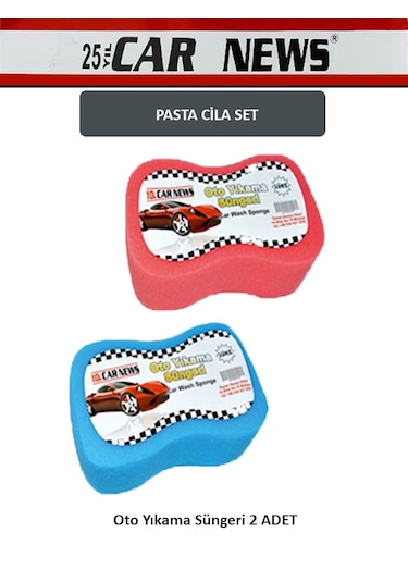 Car News Pasta Cila Mikrofiber Bez Ve Sünger Set