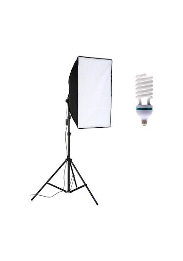 Softbox 50 x 70 CM Lambalı Sürekli Işık + 200 CM Ayak