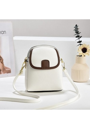Cep Telefonu Çantası Kadın Yeni Küçük Çanta Yaz Modası Çok Yönlü Niş Üst Düzey Tek Omuz Crossbody Çanta Beyaz 498605 Açık Yeşil