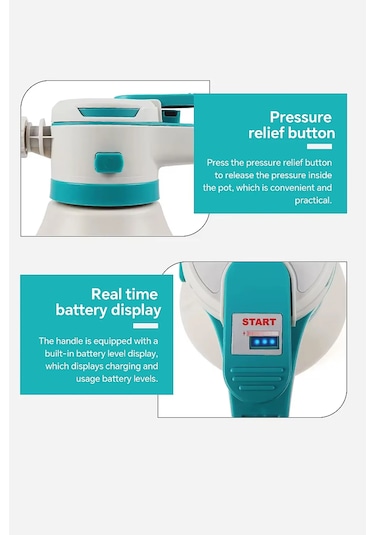 Şarjlı Otomatik Basınçlı Oto Araba Yıkama Ve Temizleme Püskürtücü