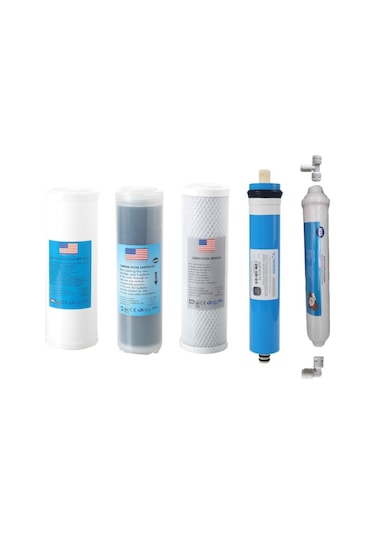 Filtre Dünyası Ihlas Aura Cebilon Su Arıtma Filtresi Takım 5Li Set Çift Karbonlu
