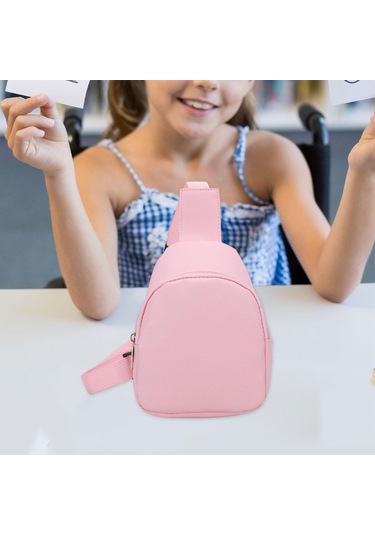 Suntek Çocuklar Için Çapraz Askılı Çanta Sevimli Hediye Pembe