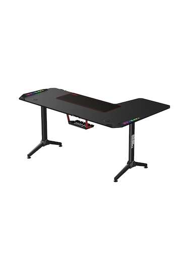 Twısted Minds Warrıor Tm-y-lb-rgb L Design Oyuncu Masası Siyah