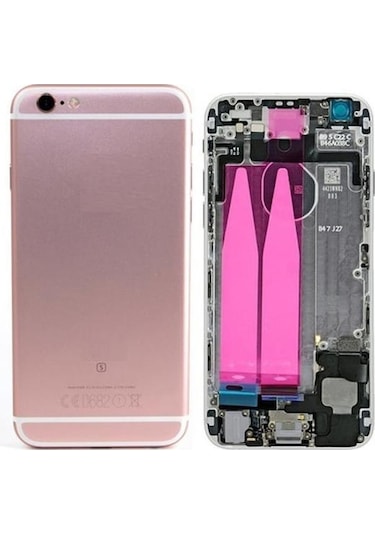 İphone 6s Plus İle Uyumlu Dolu Kasa Pembe