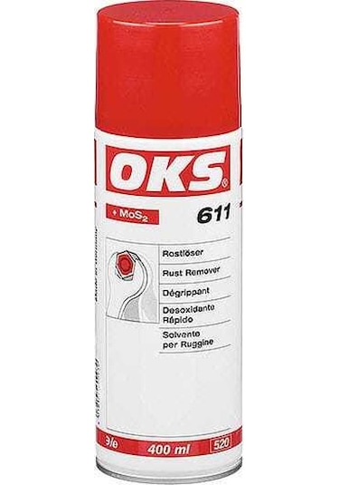 Oks 611 - Mos2 Katkılı Pas Çözücü Sprey 400 ML