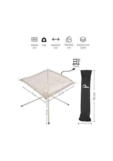 Urban Badger Surtur Ateş Standı Gri