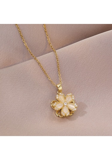 Bayan Kolye: Moda Estetiği Titanyum Çelik Kolye No.179 Çok REnkli