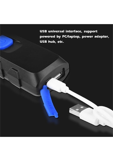 Ccgloball Çok Fonksiyonlu Şarj Edilebilir Araba Tamiri Ve Açık Hava Için Led Iş Lambası Mavi