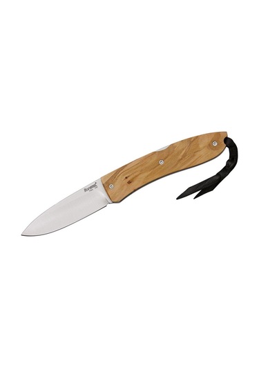 Lionsteel Big Opera Classic Olive Wood Handle Çakı Kahverengi