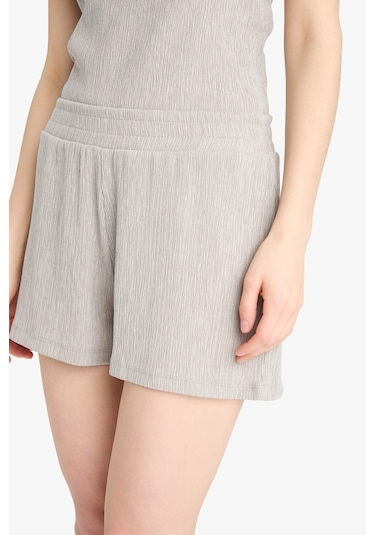 DeFacto Regular Fit 2'li Takım Bürümcük Atlet Şort F1487AX25SMGR266