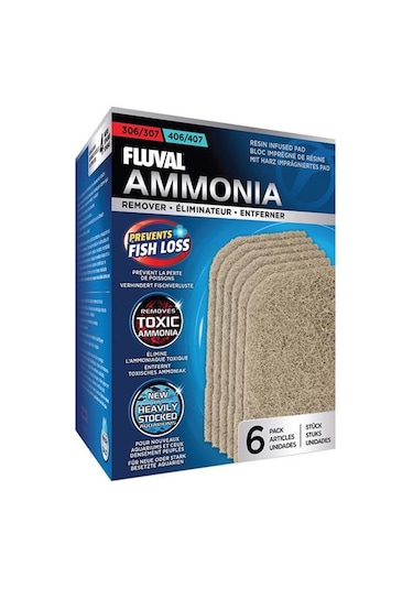 Fluval 307407 için Ammonia Remover 6 Lı Paket