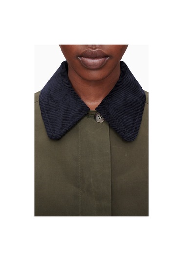 A.p.c Becca Jacket Su Itici Kısa Kesim Kadın Ceket Haki
