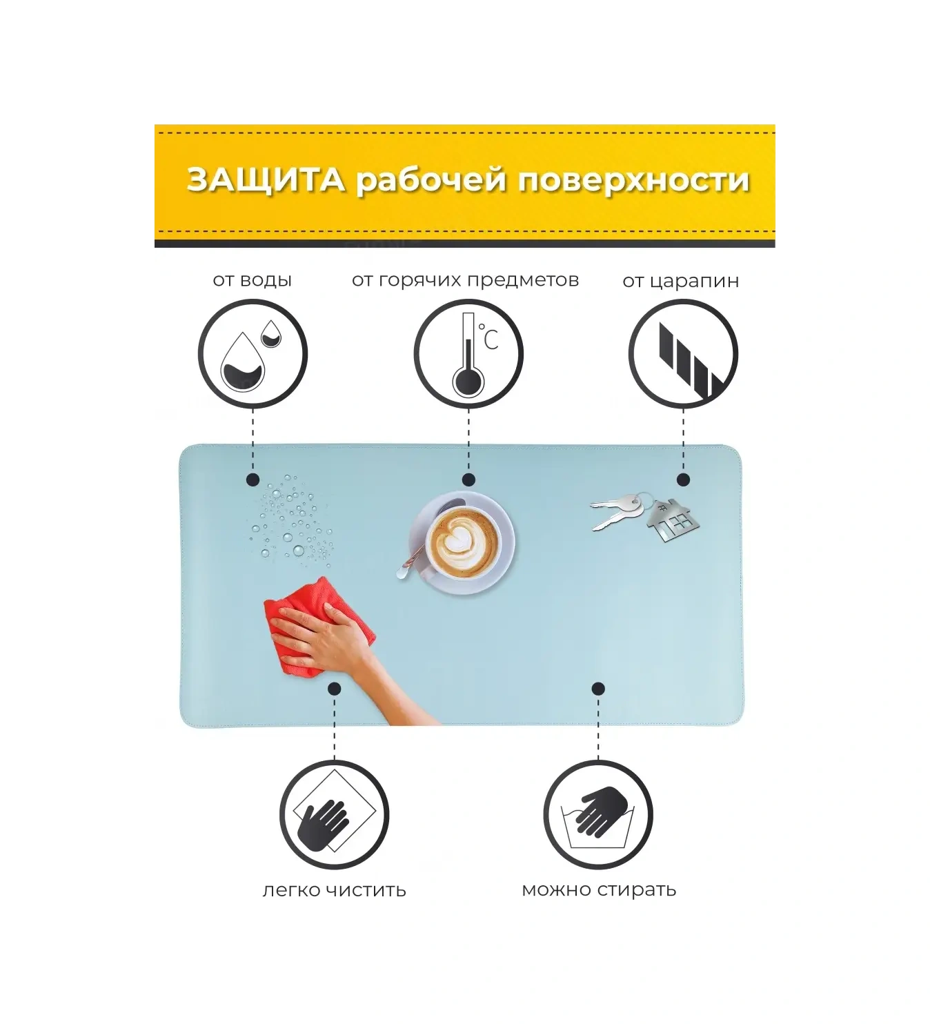 Fumıroomı Masa İçin Büyük Fare Pedi 80x40 39552676