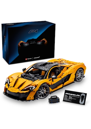 LEGO® Technic McLaren P1™ 42172 - Otomobil Tutkunu Yetişkinler için Sergilenebilir Araba Modeli Yapım Seti (3893 Parça)