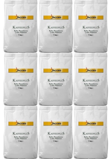 Jacobs Kaffeeplus Kahve Beyazlatıcısı / Süt Tozu 1kg 9 Lu Set