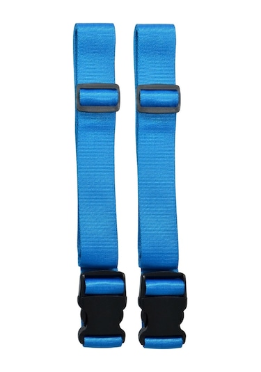 Tarix Valiz Bavul Emniyet Kemeri 2 Adet - Mavi