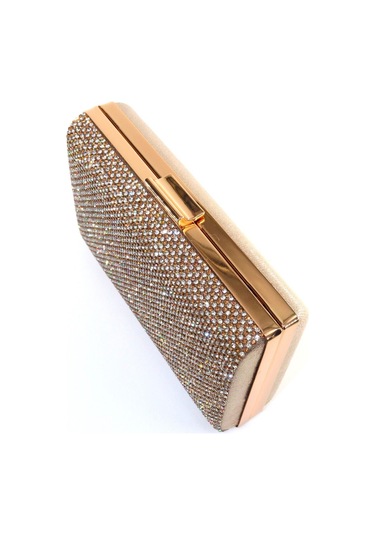 Taşlı Gold Abiye Çanta Altın Abiye Çanta Gold Abiye Çanta Gold Taşlı Davet Gece Çantası