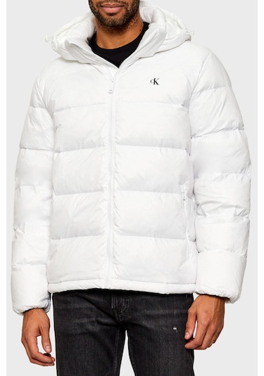 Calvin Klein Erkek Mont Lv04rc518g Yaf Beyaz Beyaz