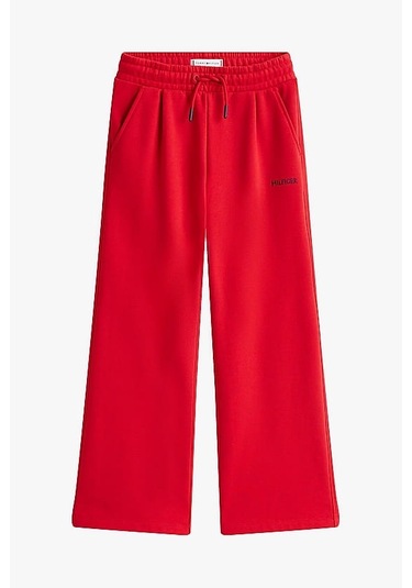 Kız Çocuk Th Geniş Paça Eşofman Altı - Kırmızı Primary Red