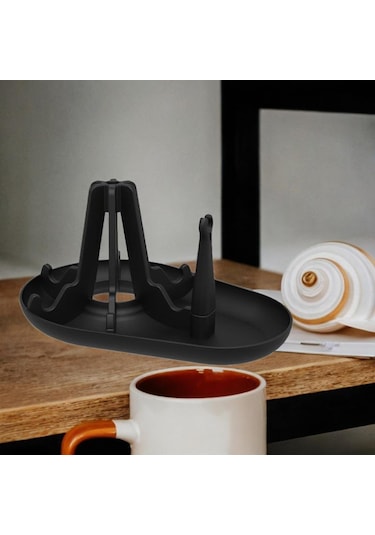 Suntek Kahve Kupa Su Bardak Rafı Taşınabilir Şişe Siyah