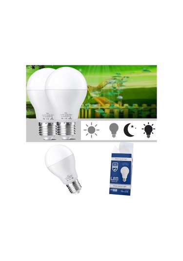 Springsun Hareket Sensörlü E27 Led Ampul - 7w Akıllı Radar Algılama, 2'li Paket, A+ Enerji Sınıfı, Bahçe/merdiven Aydınlatma