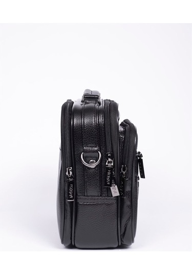 Çanta Sepetim Erkek Kasalı El Ve Omuz Askılı Çanta Siyah (493729032)