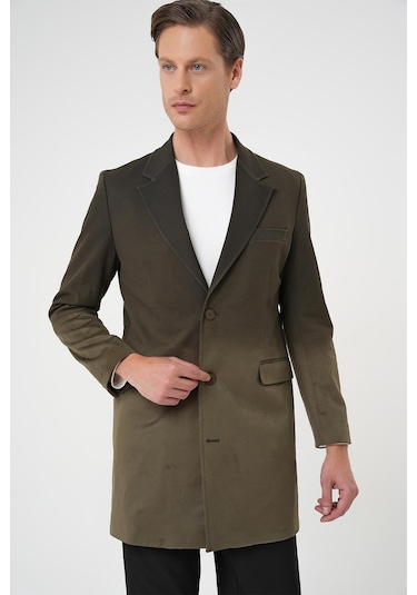 Efor Ka 088 Slim Fit Haki Spor Kaban Haki