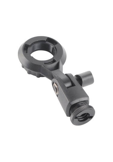 Yaleker Mikrofon Sabitleyici: 22mm Dişli Uyumlu, 180 Ayar, 5/8-3/8 Vida, Dayanıklı Plastik, Masaüstü Ve Kollu Destekler İçin