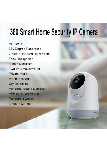 Suntek Ev Hd Ip Kamera Dome Kablosuz Akıllı Wifi Ses Ir Dvr