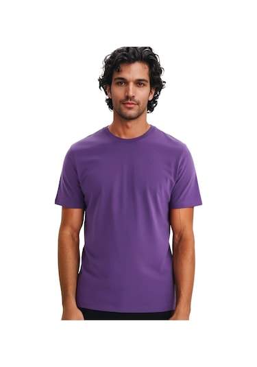 Ar-ma Erkek Regular Fit Pamuk Süprem Basic Bisiklet Yaka Tişört Y31344408002 Mor 2XL Ar-ma Erkek Regular Fit Pamuk Süprem Basic Bisiklet Yaka Tişört Y31344408002 Mor 2XL