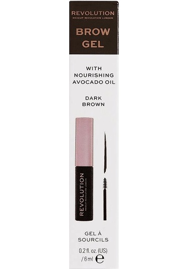 Revolution Brow Gel Kaş Jeli Dark Brown